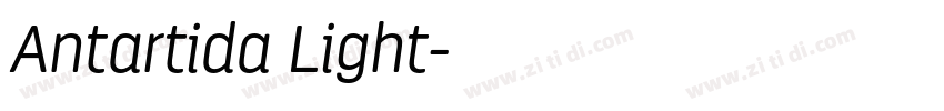 Antartida Light字体转换 Antartida Light字体转换